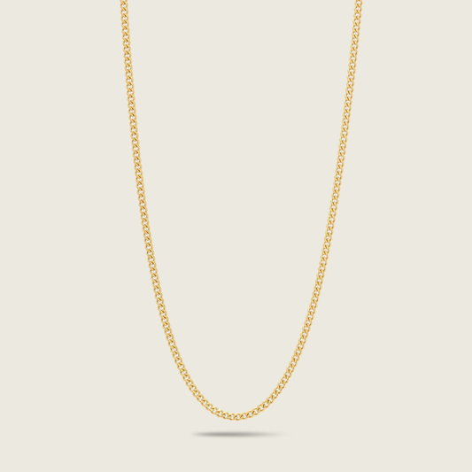 3mm Gold Miami Cuban Chain