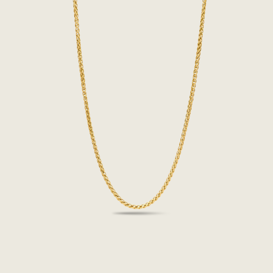5mm Gold Wheat Chain