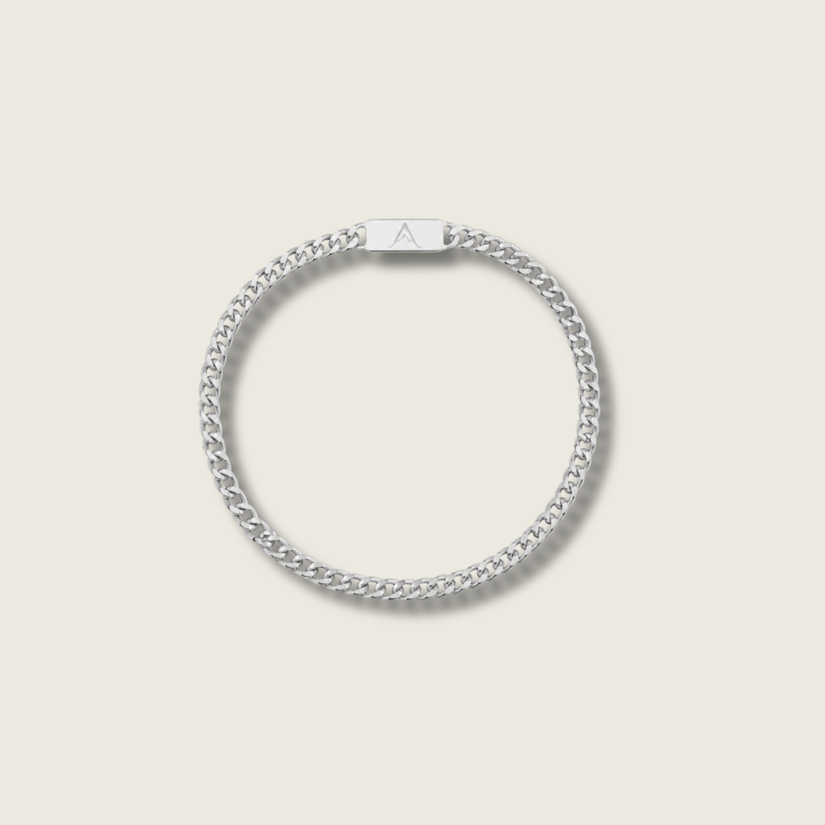 3mm Silver Franco Bracelet