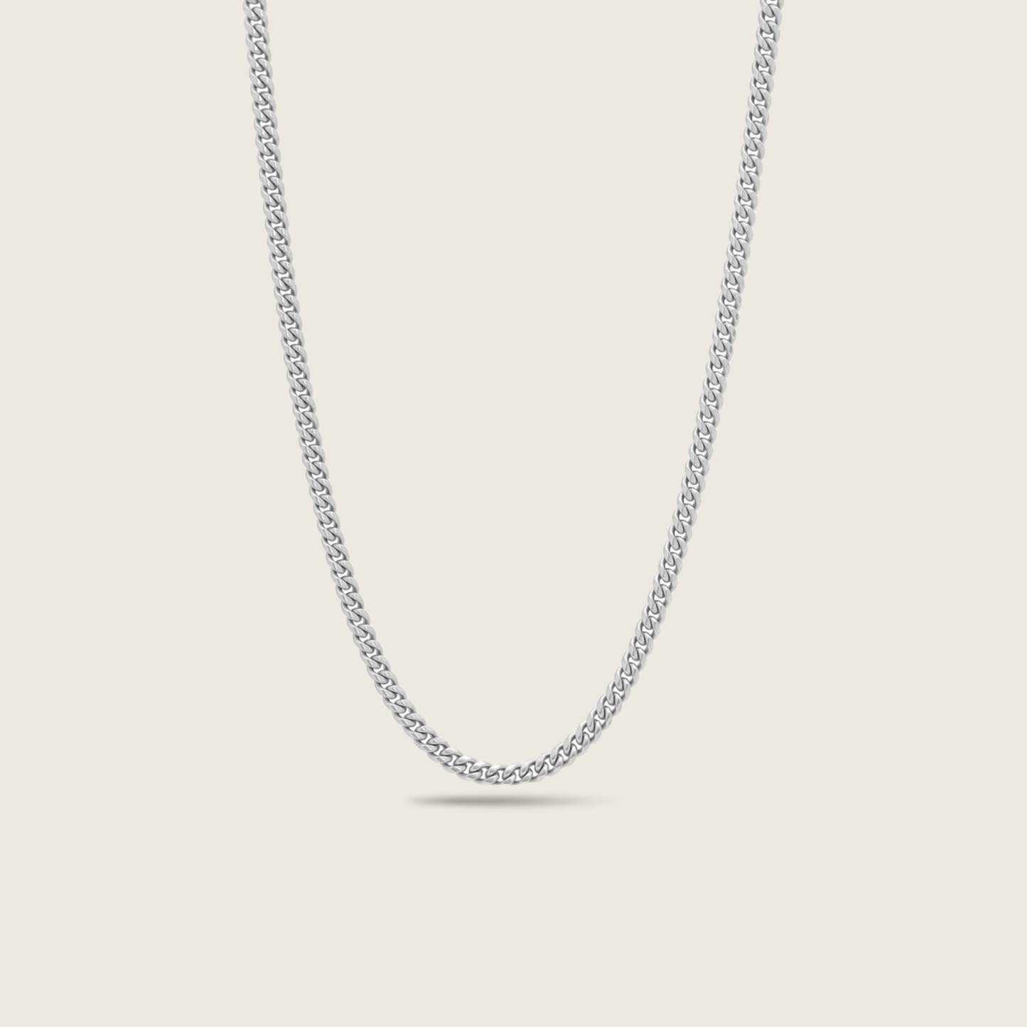 3mm Silver Miami Cuban Chain