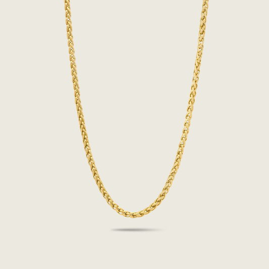 5mm Gold Wheat Chain