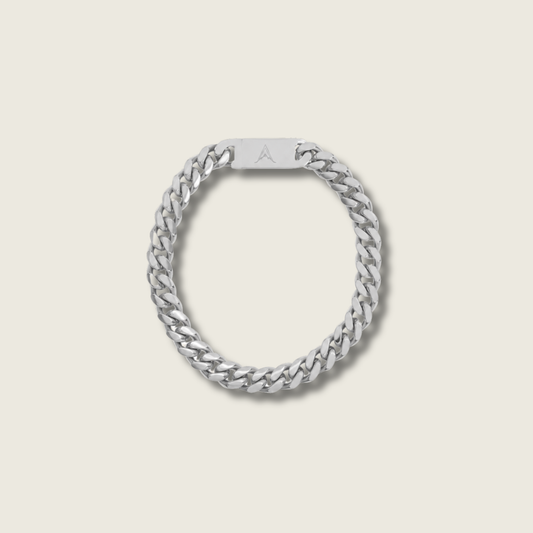 8mm Silver Miami Cuban Bracelet