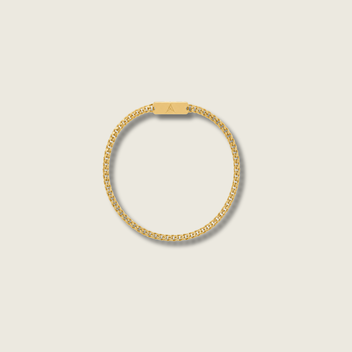 3mm Gold Franco Bracelet