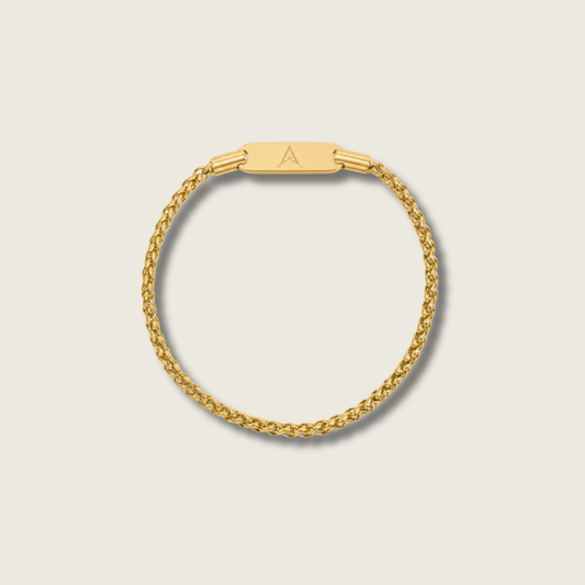 3mm Gold Wheat Bracelet