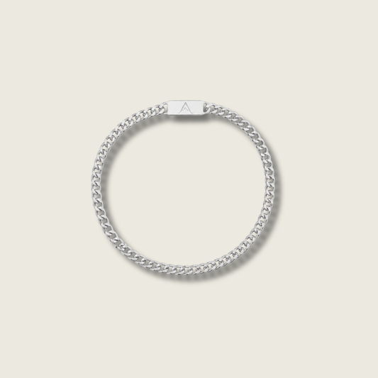 3mm Silver Franco Bracelet
