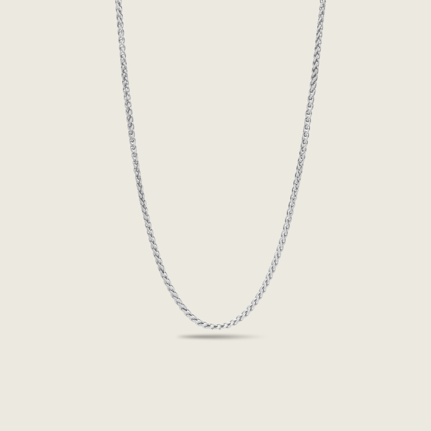 3mm Silver Wheat Chain