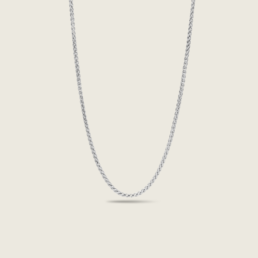 3mm Silver Wheat Chain
