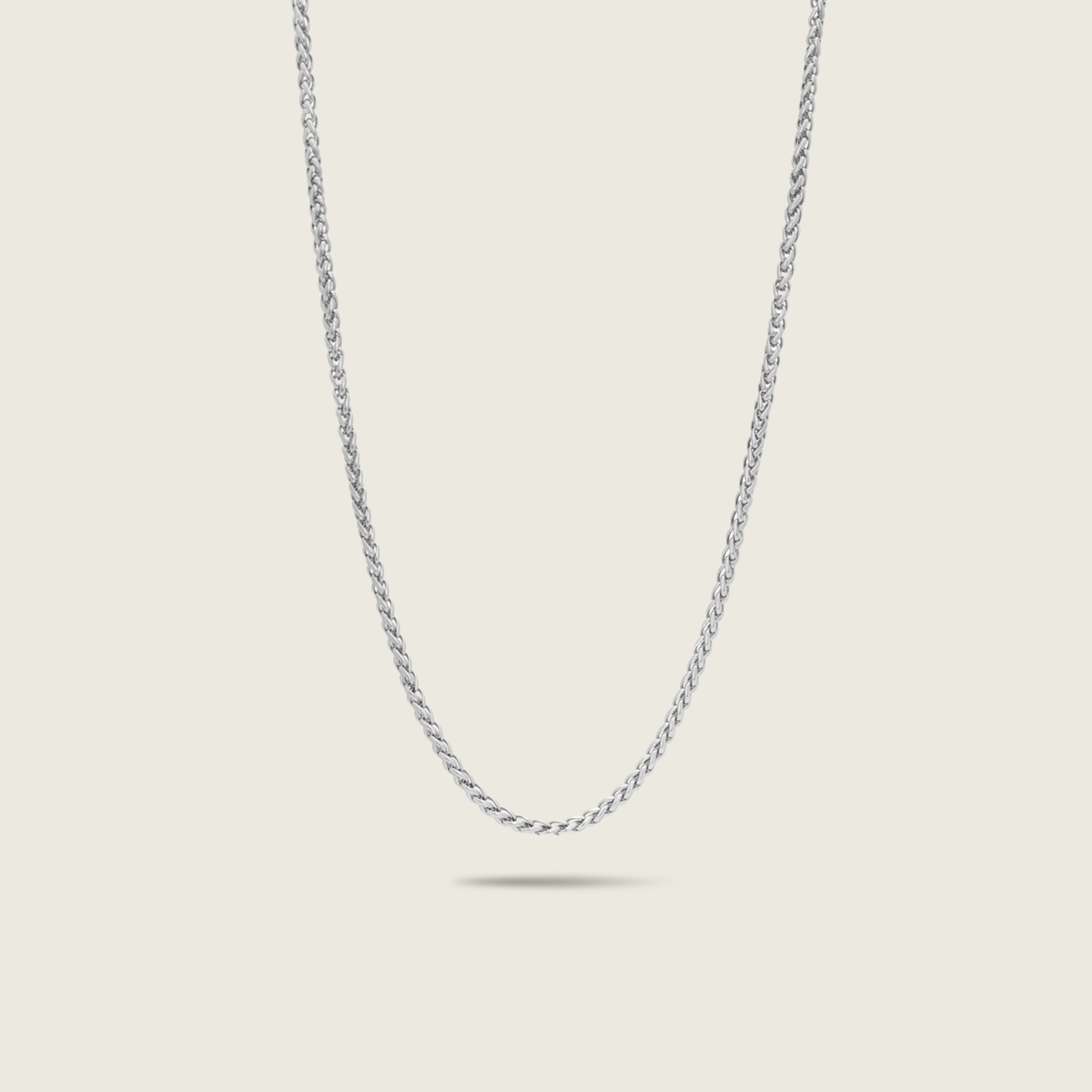 3mm Silver Wheat Chain