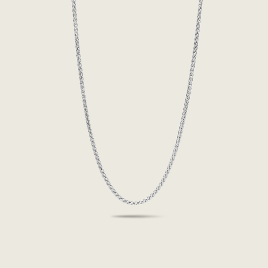 3mm Silver Wheat Chain