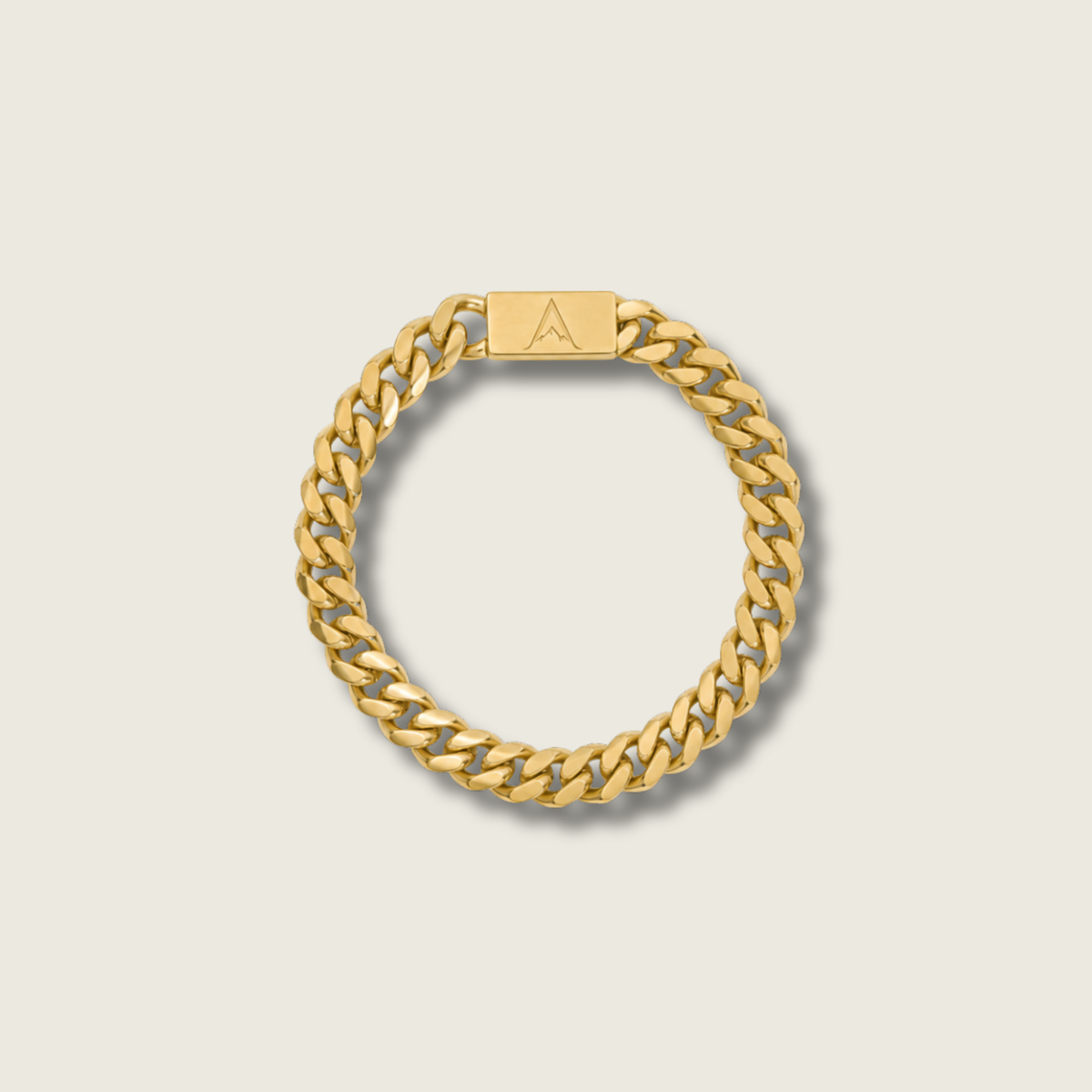 8mm Gold Miami Cuban Bracelet