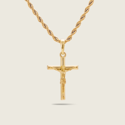 Gold Crucifix Necklace
