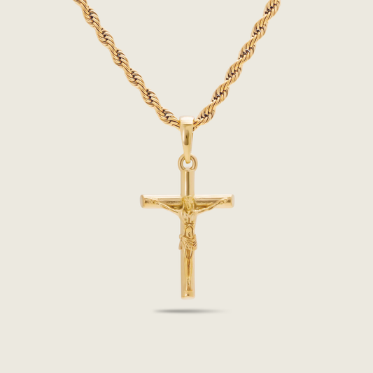 Gold Crucifix Necklace
