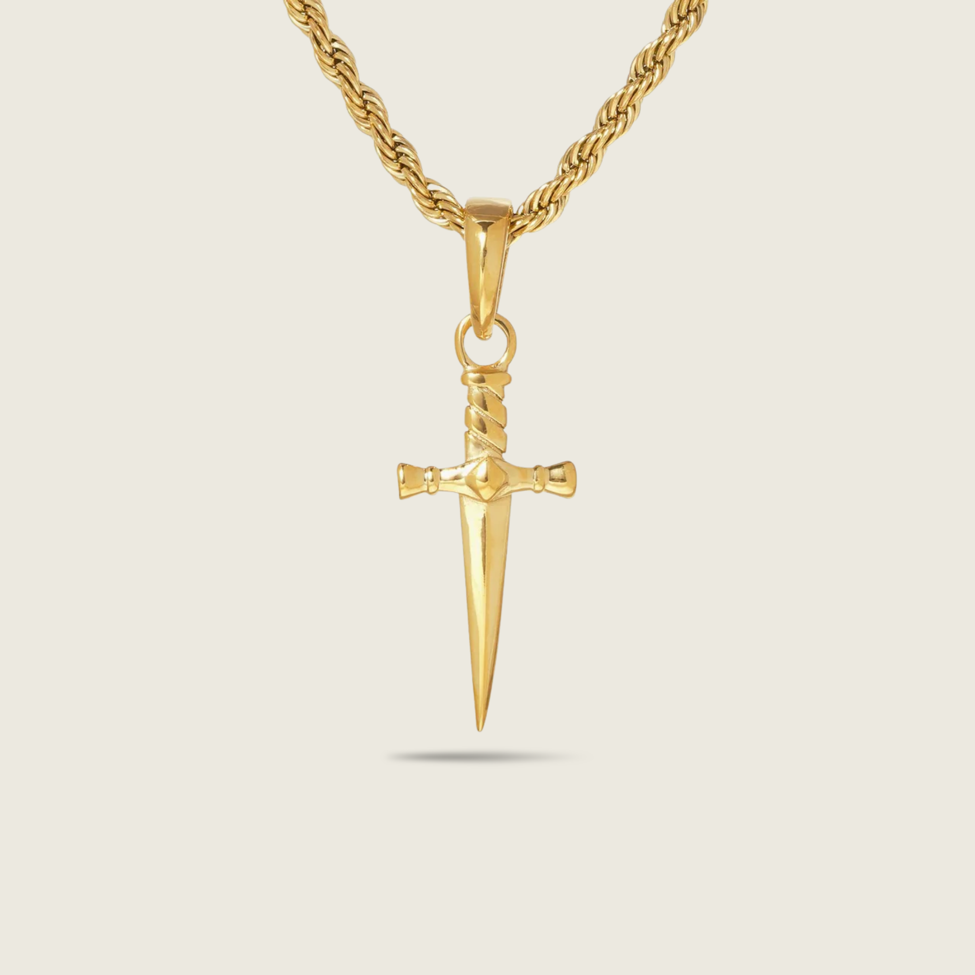 Gold Dagger Necklace
